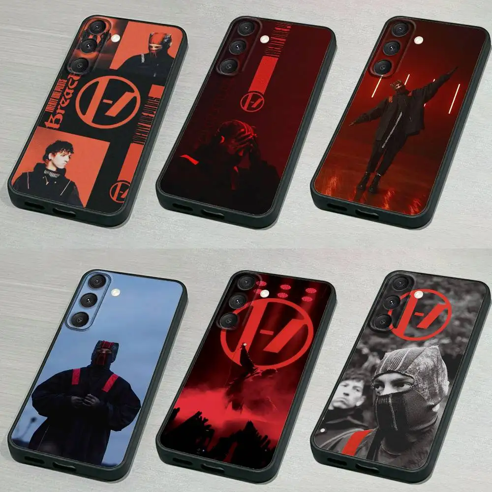 

Twenty O-OneS P-Pilots Phone Case For Samsung S 25,24,23,22,30,21,10,9,Ultra,Plus,Lite,FE,4,5G Black Soft Case