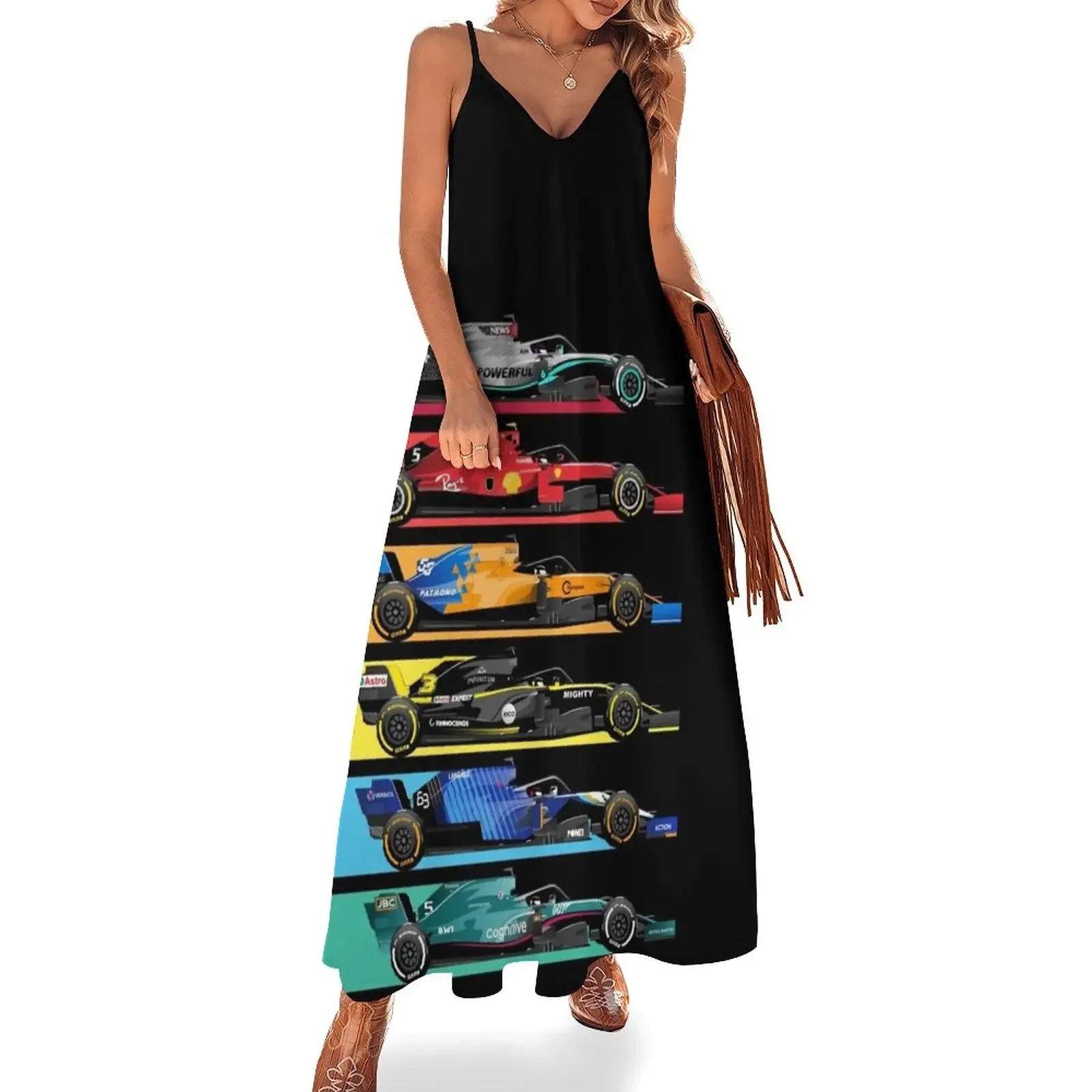 

Formula Racing Cars 2023 Sleeveless Dress party dresses women dresses summer elegant party dress for women 2024 cute dress