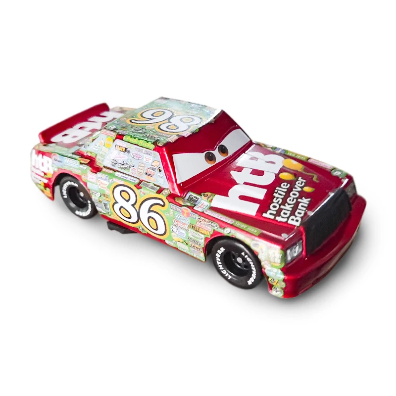 Disney Pixar Cars 3 Model Toy pulcino Hicks Anime Figure Storm Jackson Racing saetta McQueen 1:55 Die Cast Alloy Car regalo per bambini