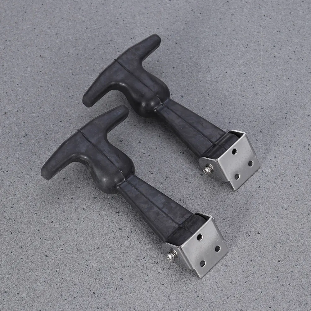 

2Pcs StainlessSteelBuckle AbrasionResistantLatch HandleDrawZipper ElasticLatches Hasp Metal Durable Reusable Hardware Lock