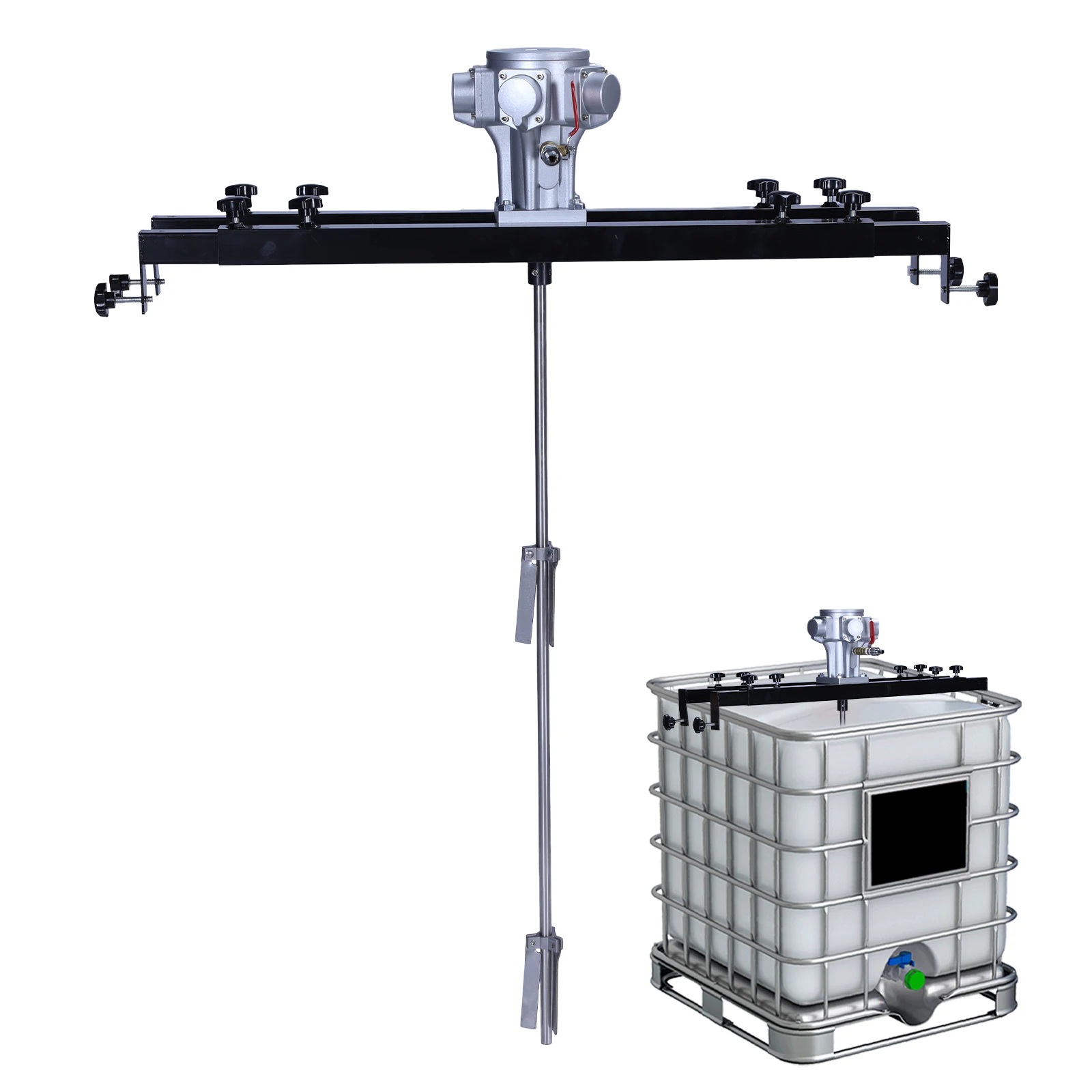 

265 Gallon IBC Air Agitator with Folding Propeller Paint Stirring Machine Mix Tool for Ink Resin Adhesive Che-Mical Dissolution