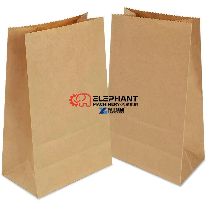 Fully Automatic Kraft Paper Bag Making Machine Strong Power Equipment for Shopping Bags and Gift Bags Manufacturing