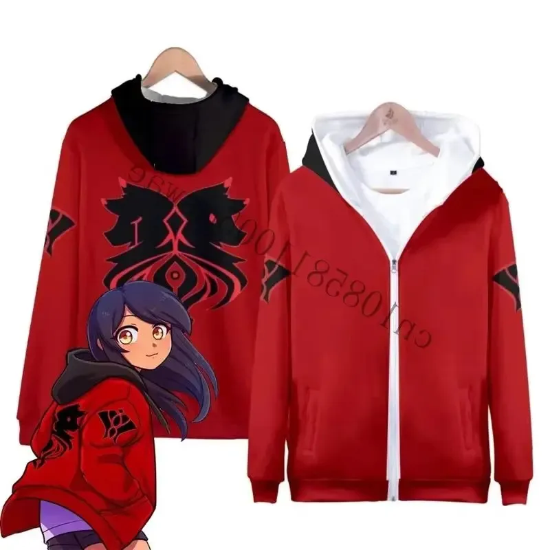 Lyou 2025 Aphmau هوديس آرون زيبر سترة اسكواش ميرش البريدي البلوزات الملونة النساء الرجال تأثيري حلي معطف غير رسمي Aut ★ ★ ★ كك