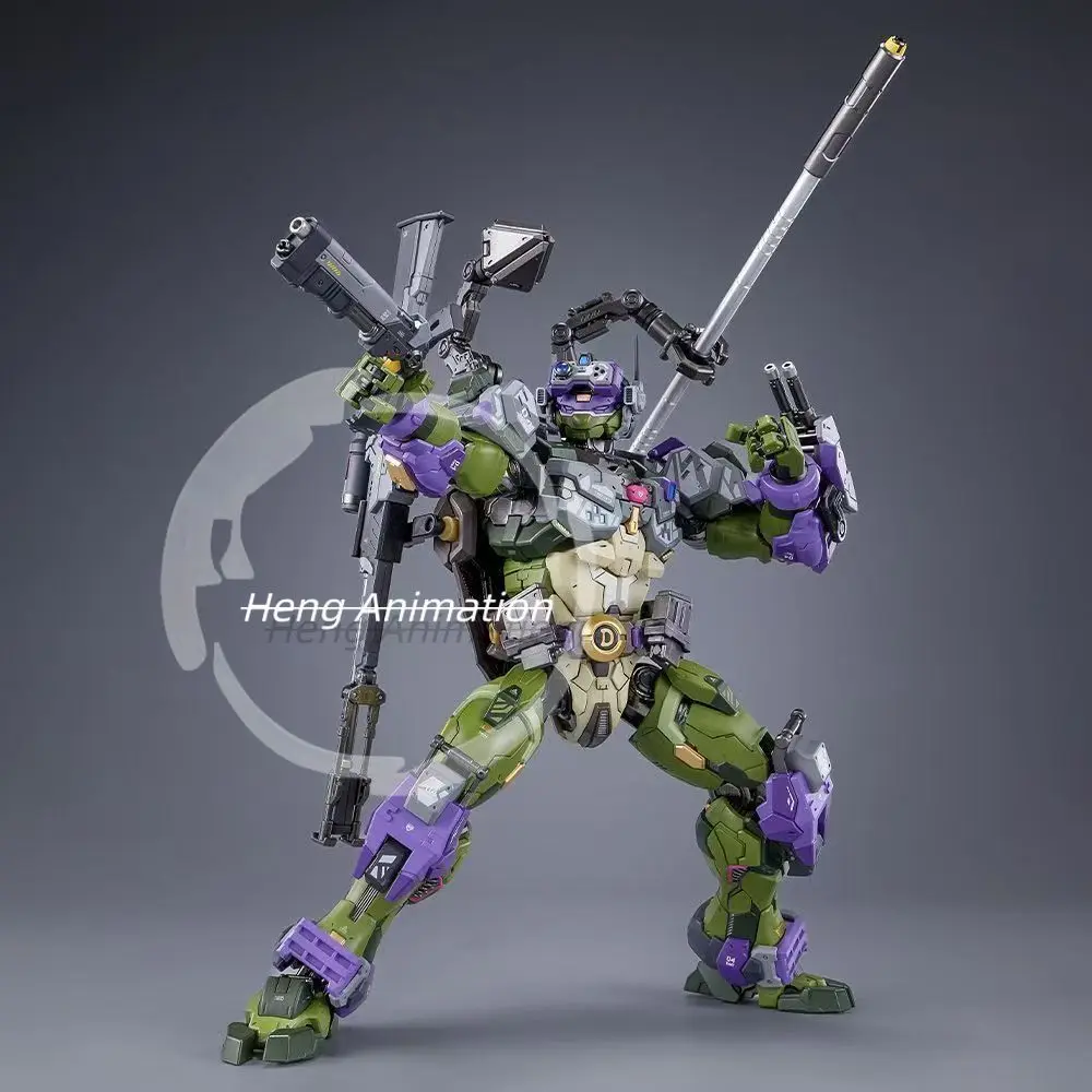 HEATBOYS Ninja Turtles Donatello Alloy Armor نموذج جاهز للتجميع لعبة عصرية تمثال أنيمي