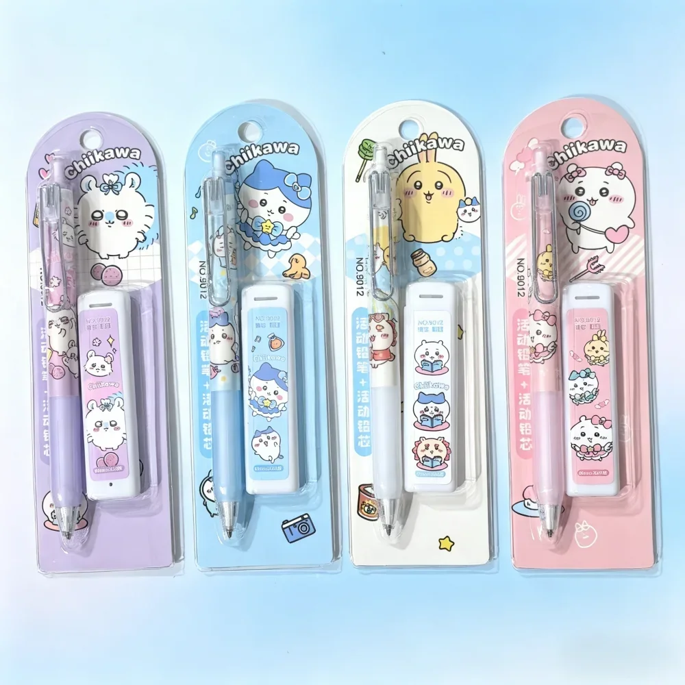 HOT! Stylish Automatic Pencil Set Anime Merchandise Cute Girly Writing Lead Resistant for Students