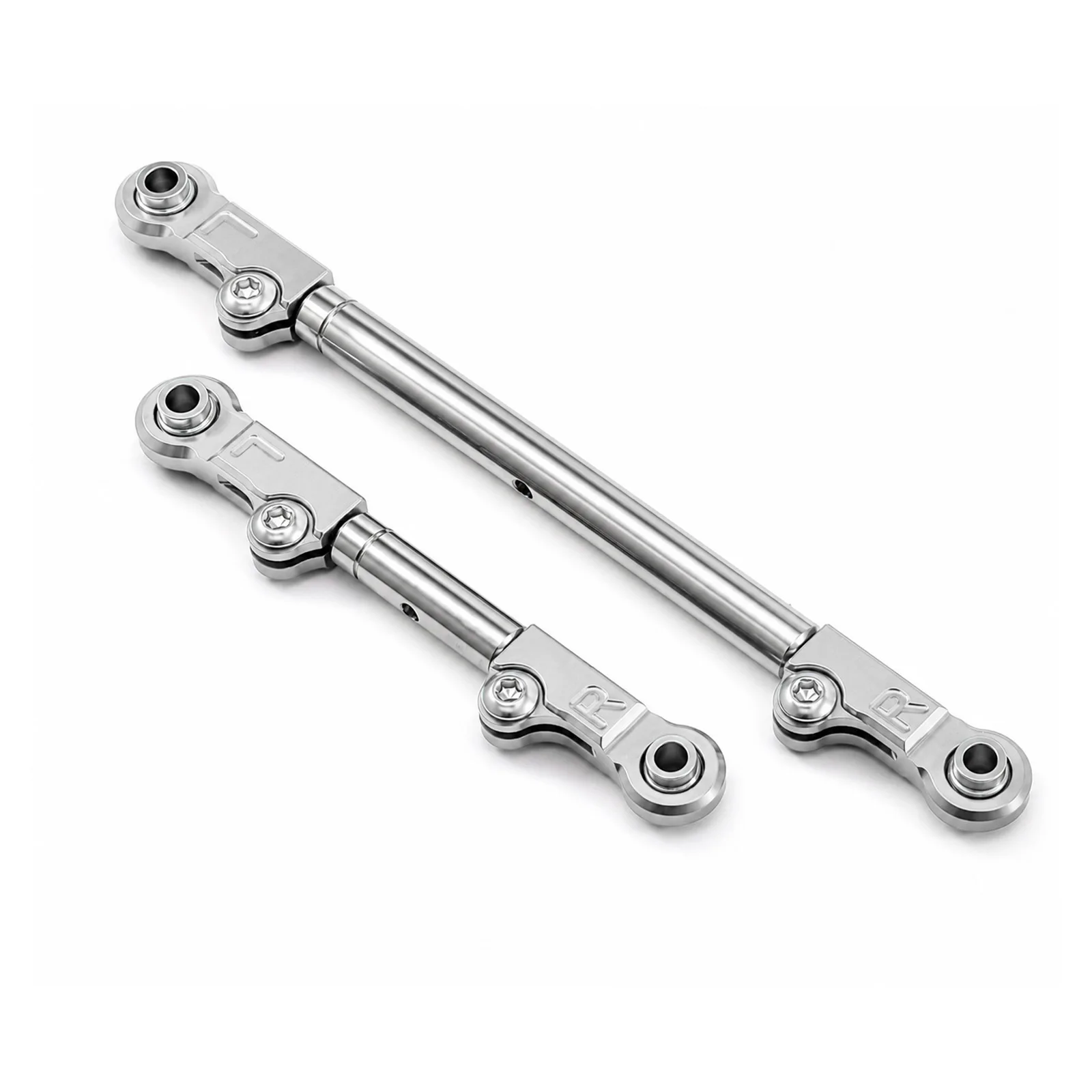 Adjustable Aluminum Steering Tie Rod & Servo Link For MJX HYPER GO H12Y H12P 1/12 RC Upgrade