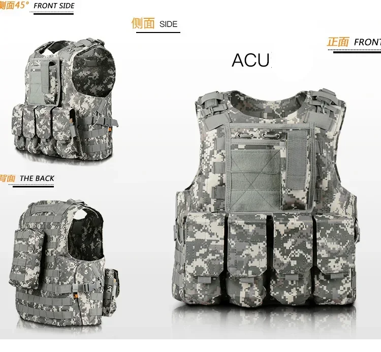 Kids Tactical Vest Combat Training Assault Plate Carrier Outdoor Hunting Airsoft CS Hunting Sport Protection Vests