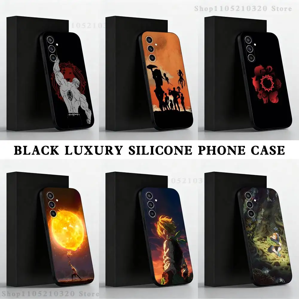

The S-Seven Deadly S-Sins Phone Case For Samsung S25,S24,S21,S22,S23,S30,Ultra,S20,Plus,Fe,Lite,Note,10,9,5G Black Cover
