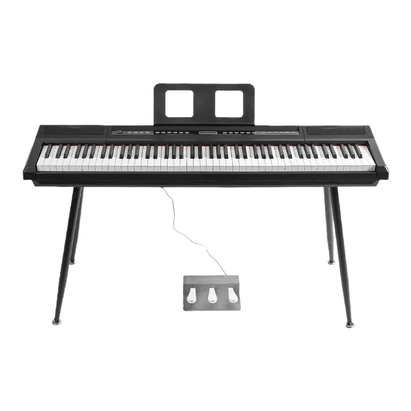 88-Key Weighted Digital Piano, Electronic Keyboard for Beginners, Students, Teachers, Home Practice, Portable Musical Instrument