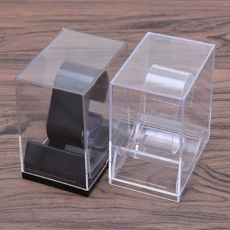 

Multipurpose Jewelry Storage Box Set of 5 Clear Watch Holders Accessory for Displaying Bracelets and Timepieces