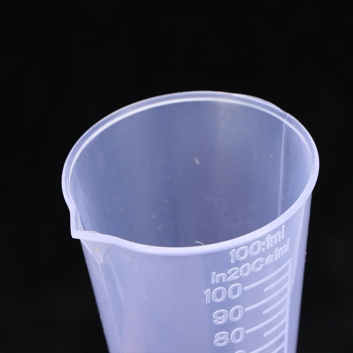 2 Tazas Medidoras Graduadas de Plástico de 100 ml con Marcas Claras para Harina, Vinagre, Salsas, Arroz, Frijoles Mung, Taza Medidora para Laboratorio y Cocina