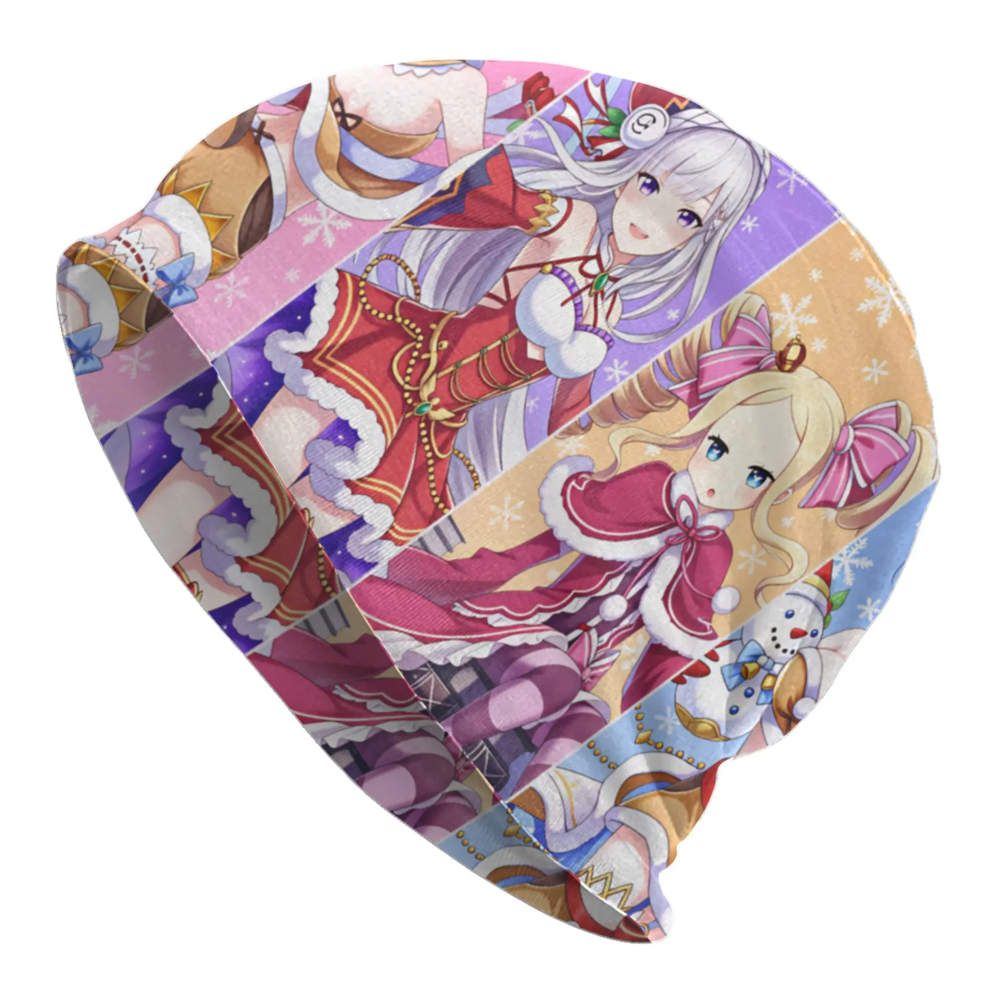 Rem Emilia R-Re:Z-ZERO Caps Streetwear Winter Warm Knitting Hat Unisex Adult Starting Life in Anothers Worlds Bonnet Hats