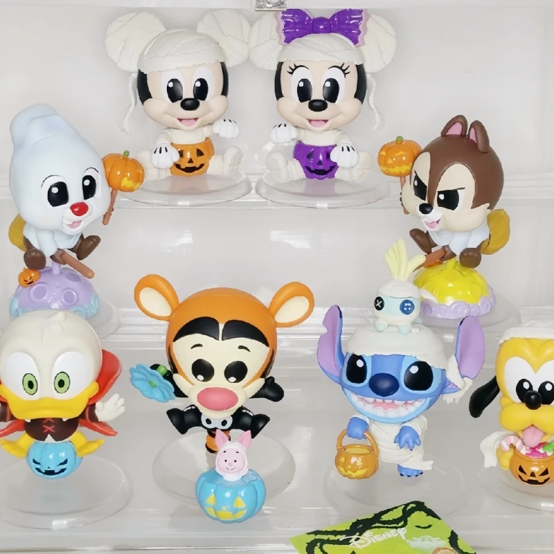 

Новые популярные игрушки Дисней Микки и друзья Тыква Хэллоуин слепая коробка Mystery Cosbi Коллекция фигурок декоративная игрушка подарки-сюрпризы