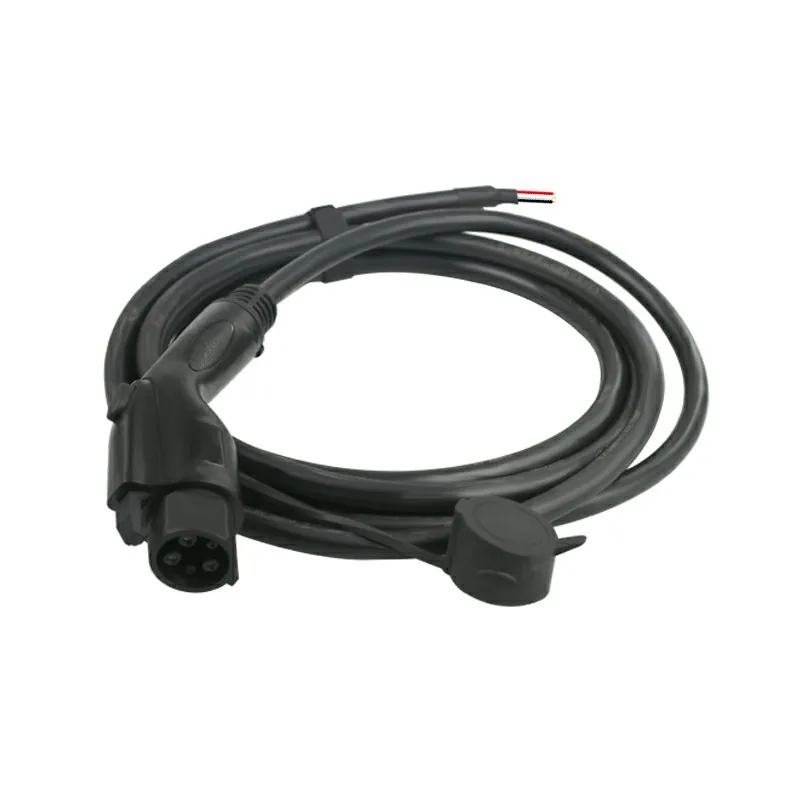 Enchufe de cargador EV Cable de 5M conector Tipo 1 SAE J1772 16A 3.5kw 32A 7KW para estaciion de carga de vehitulos elettricos E