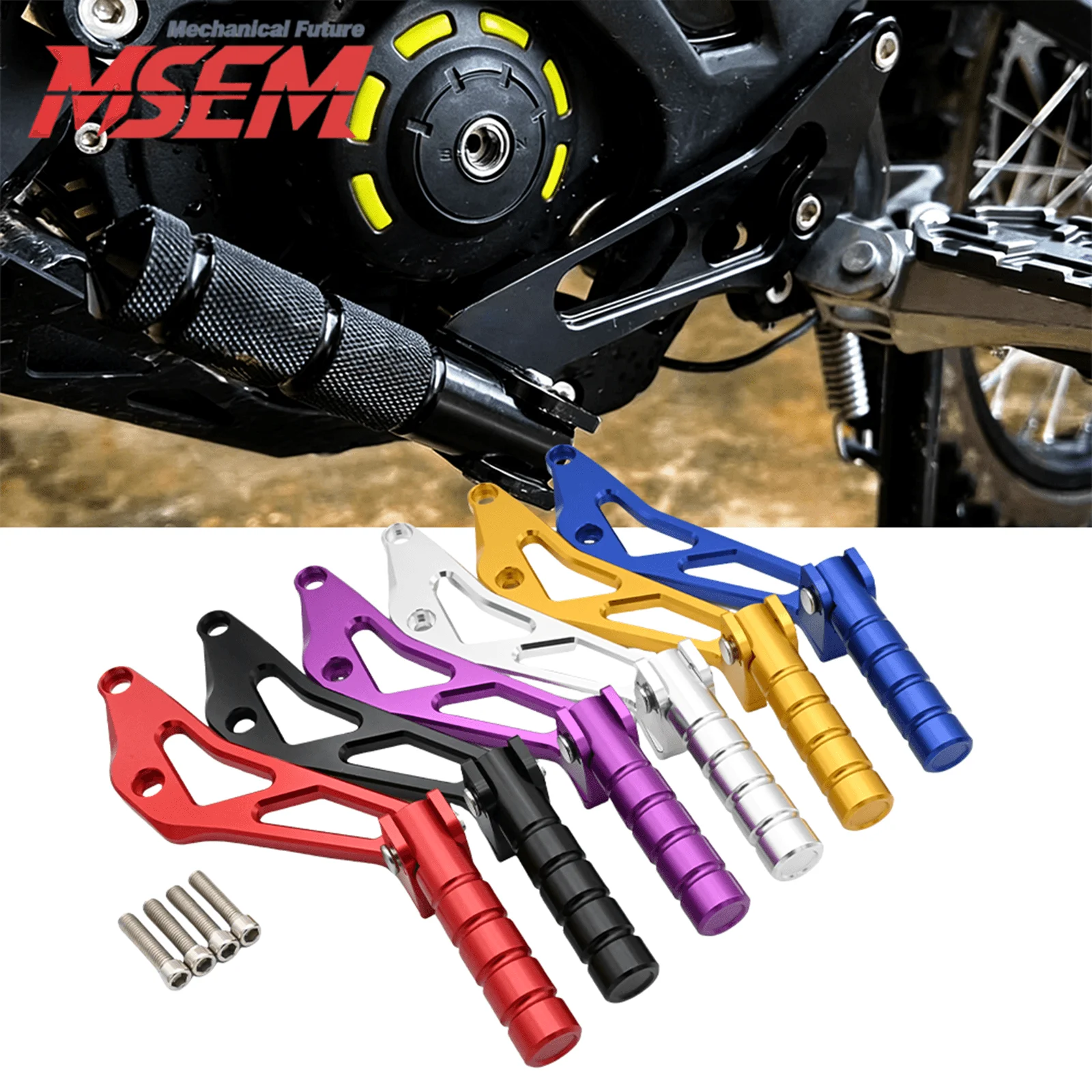 

CNC Foot Pegs Pedal Bracket For Sur-Ron Light Bee Segway X160 X260 Electric Dirt Bike Motorcycles Accessories Accesorios Moto
