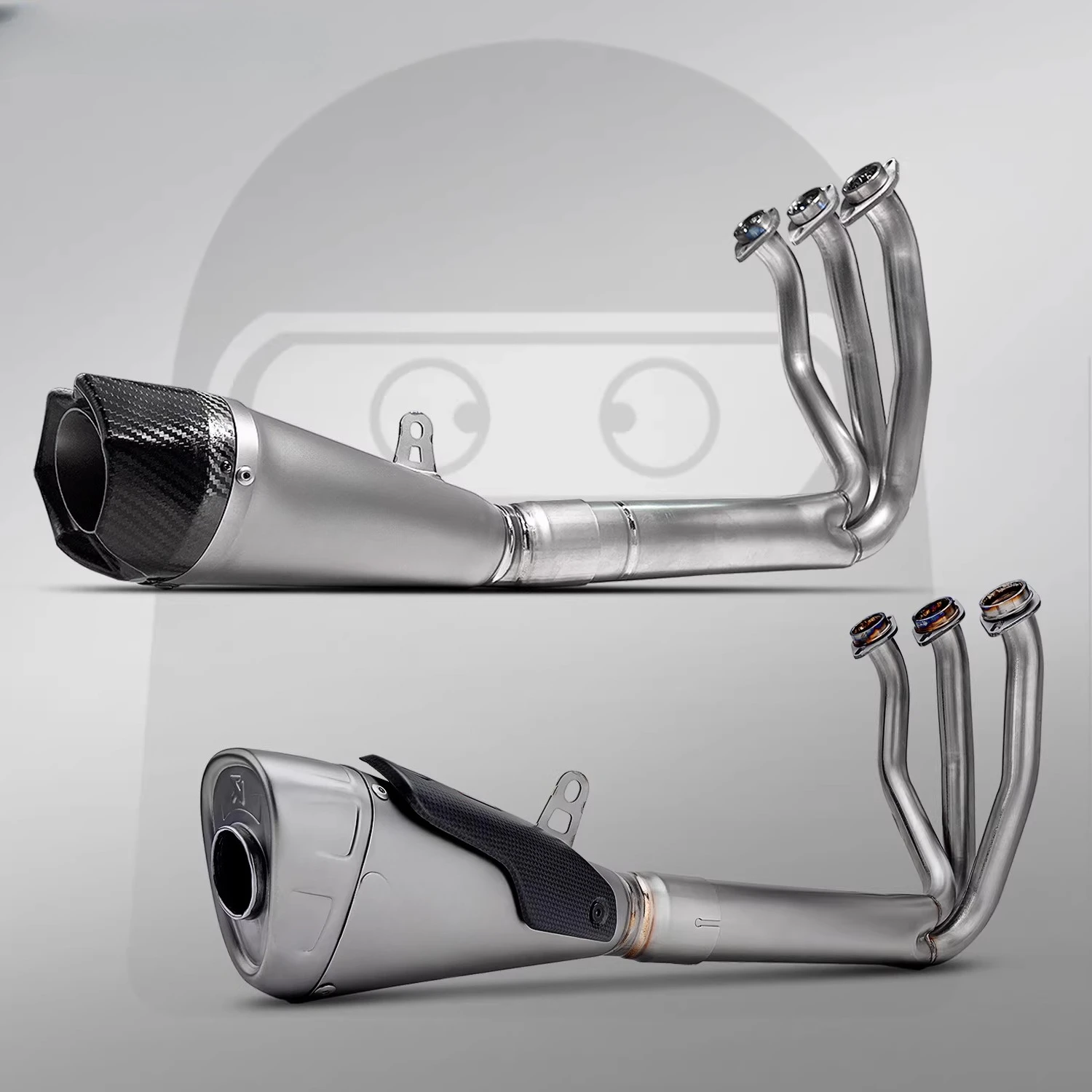 Chunfeng 675SR 24 Motorcycle Modified Exhaust Pipe Scorpio Sports Special Titanium Alloy Full Section Non-destructive Straight