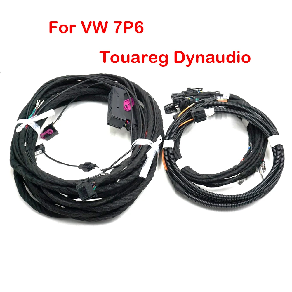 Install Wire Cable Harness For VW 7P6 Touareg Dynaudio Sound System