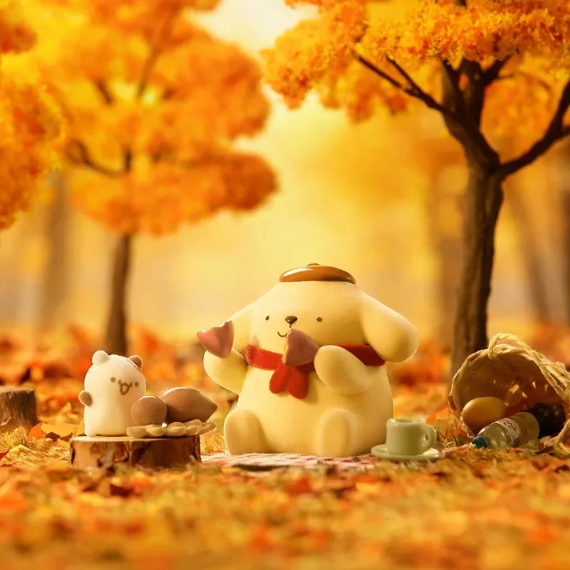 Caja ciega de perro pudín, figuras de juguete de la serie Four Seasons, figuras de acción bonitas, cajas sorpresa, decoración del hogar, regalos de cumpleaños para niñas