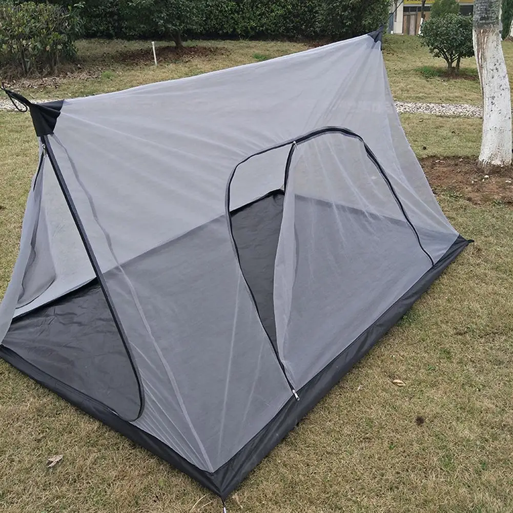 Imagem -03 - Tenda de Acampamento Ultraleve Portátil com Mosquiteiro em Forma de Malha Praia Malha ao ar Livre Verão E4g0