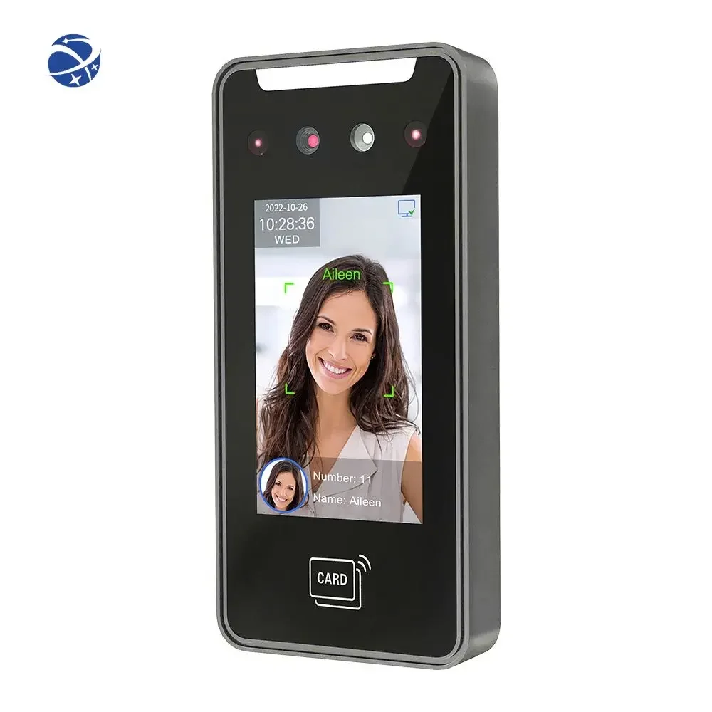 

YYHC 4 inch screen Ai camera Wifi TCP IP biometric attendance machine face time attendance system