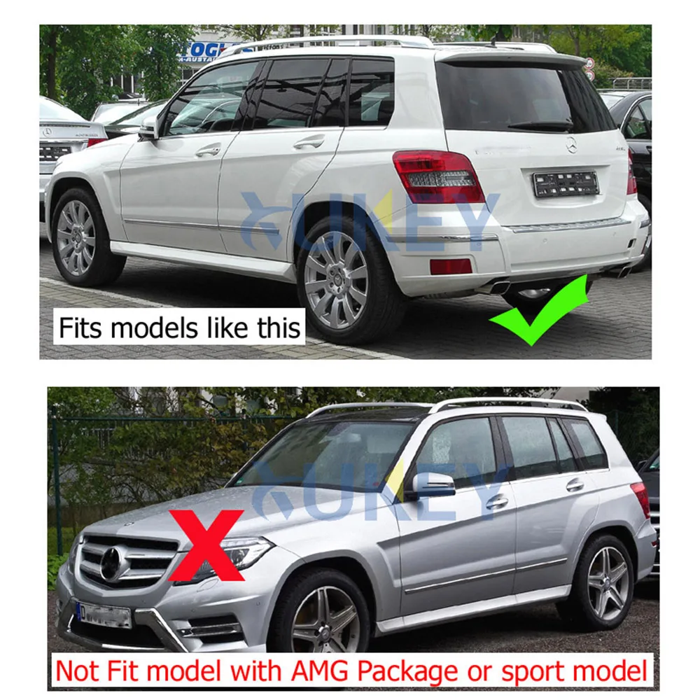 Set Car Mud Flaps For Benz GLK Class X204 2009-2015 W/O Running Board Mudflaps Splash Guards Mud Flap Mudguards 2010 2011 2012
