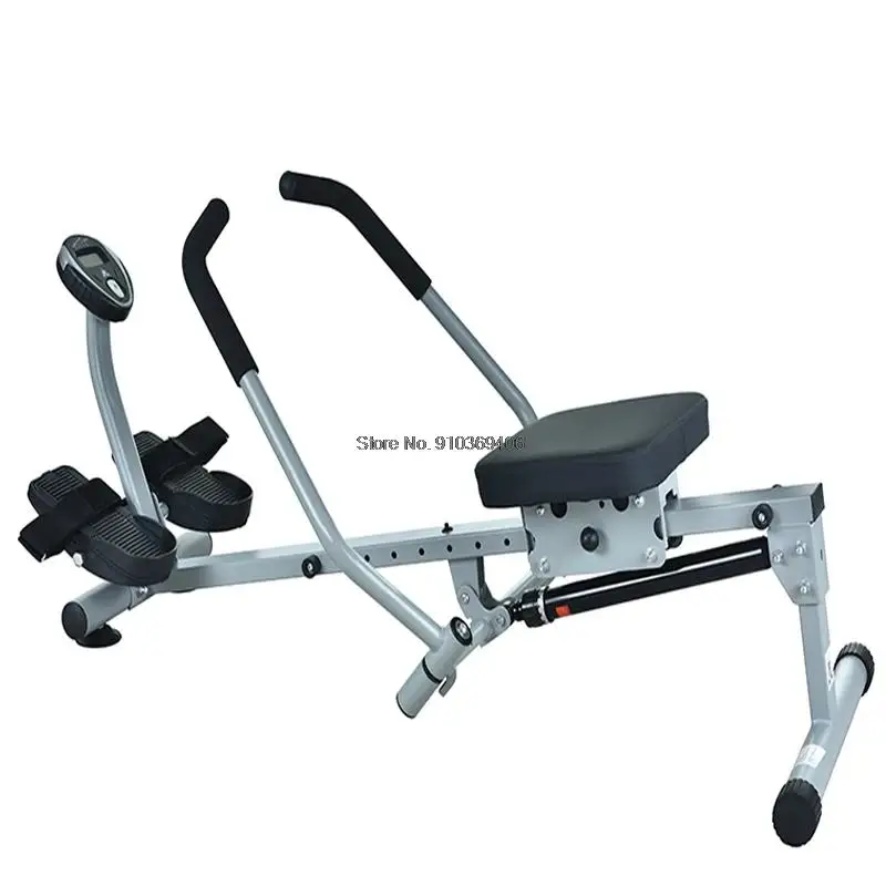 

Household Foldable Double Paddle Rowing Machine Hydraulic Silent Reluctance Control Solid Wood Rowing Machine Fitness Device