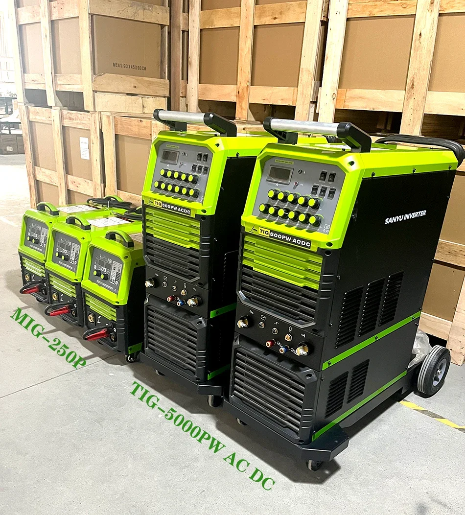 TLF SANYU High Performance AC/DC TIG-400P Inverter Welding Machine Pulse Welder for Aluminum