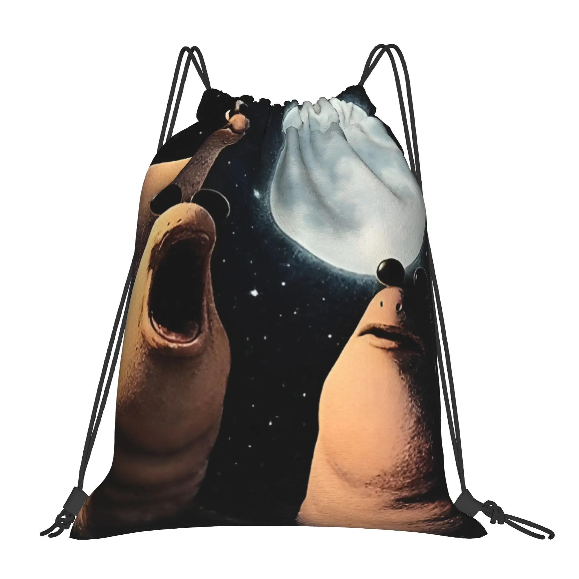 Marcus The Worm, Marcus Meme,  Tiktok Marcus The Worm Drawstring Bags Travel Unisex Storage Organize Bundle Pocket Rope Bag