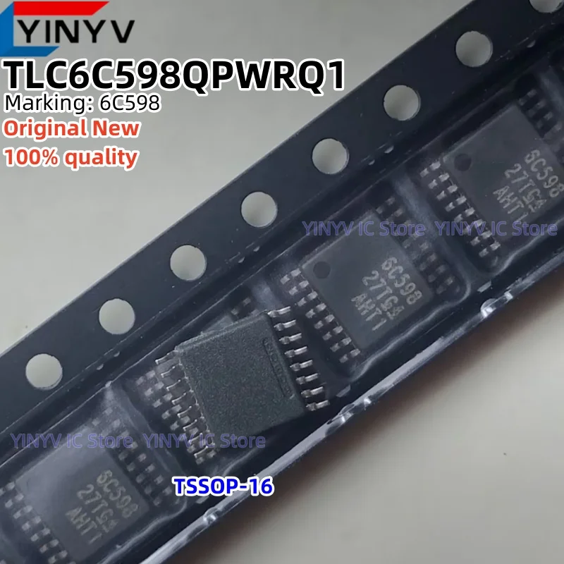 10Pcs TLC6C598QPWRQ1 Marking: 6C598 TSSOP-16 TLC6C598 Power Logic 8-BIT SHIFT REGISTER LED DRIVER Original New 100% quality