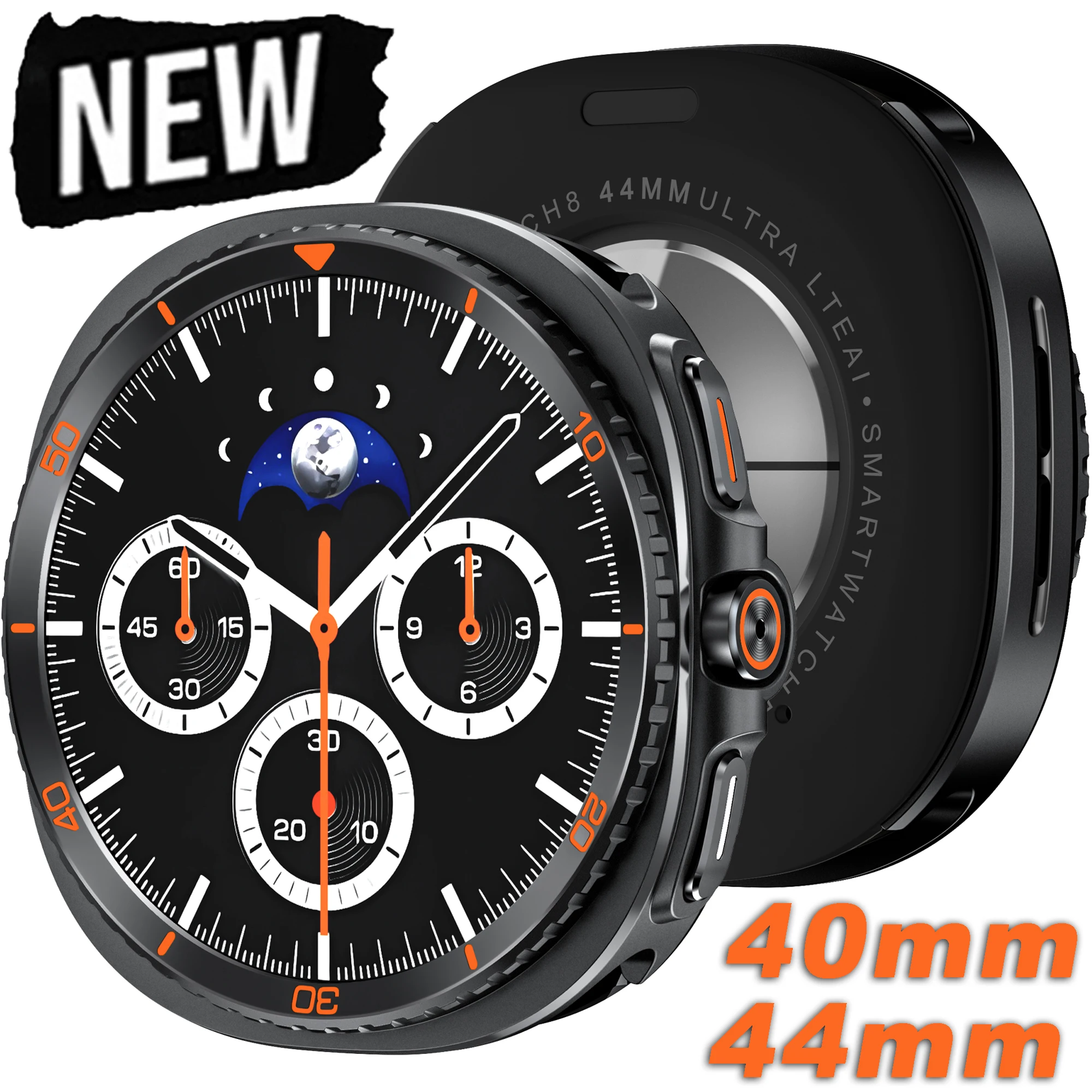 

Metal Case Accessories for Samsung Galaxy Watch 8 40/44MM Protective Cover For Galaxy Watch 8 Upgrade To Ultra 47mm Hard Frame