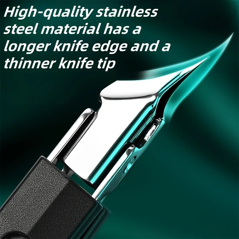 究極の精度、プロ仕様のステンレス製爪切りキューティクルニッパー - 特に陥入爪に適しています - Precisio