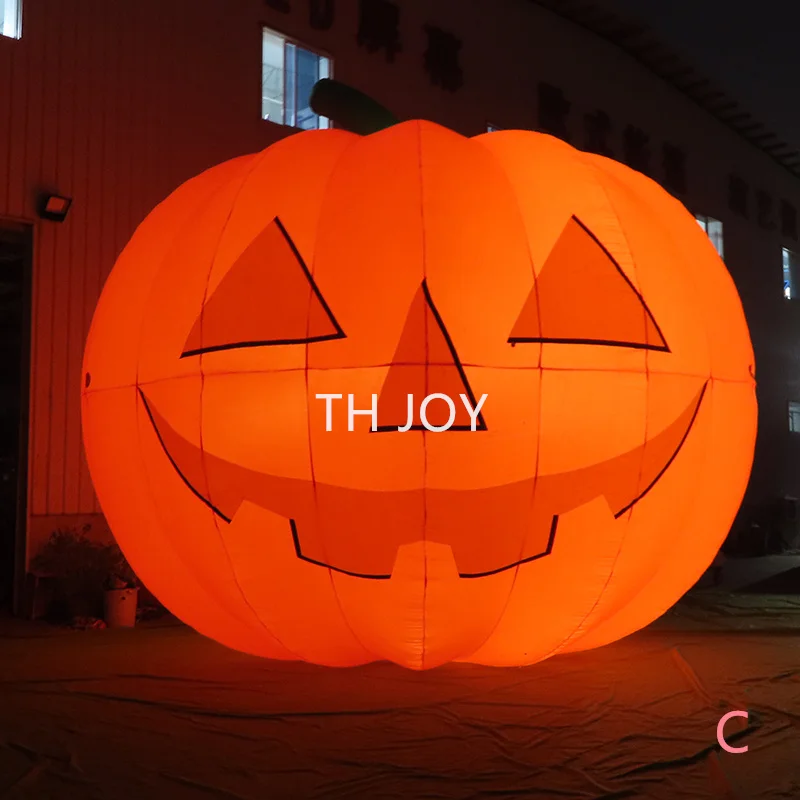 fast shipping,Halloween Yard Decoration Inflatable Customized pumpkin model, LED lighting Inflatable Pumpkin balloon