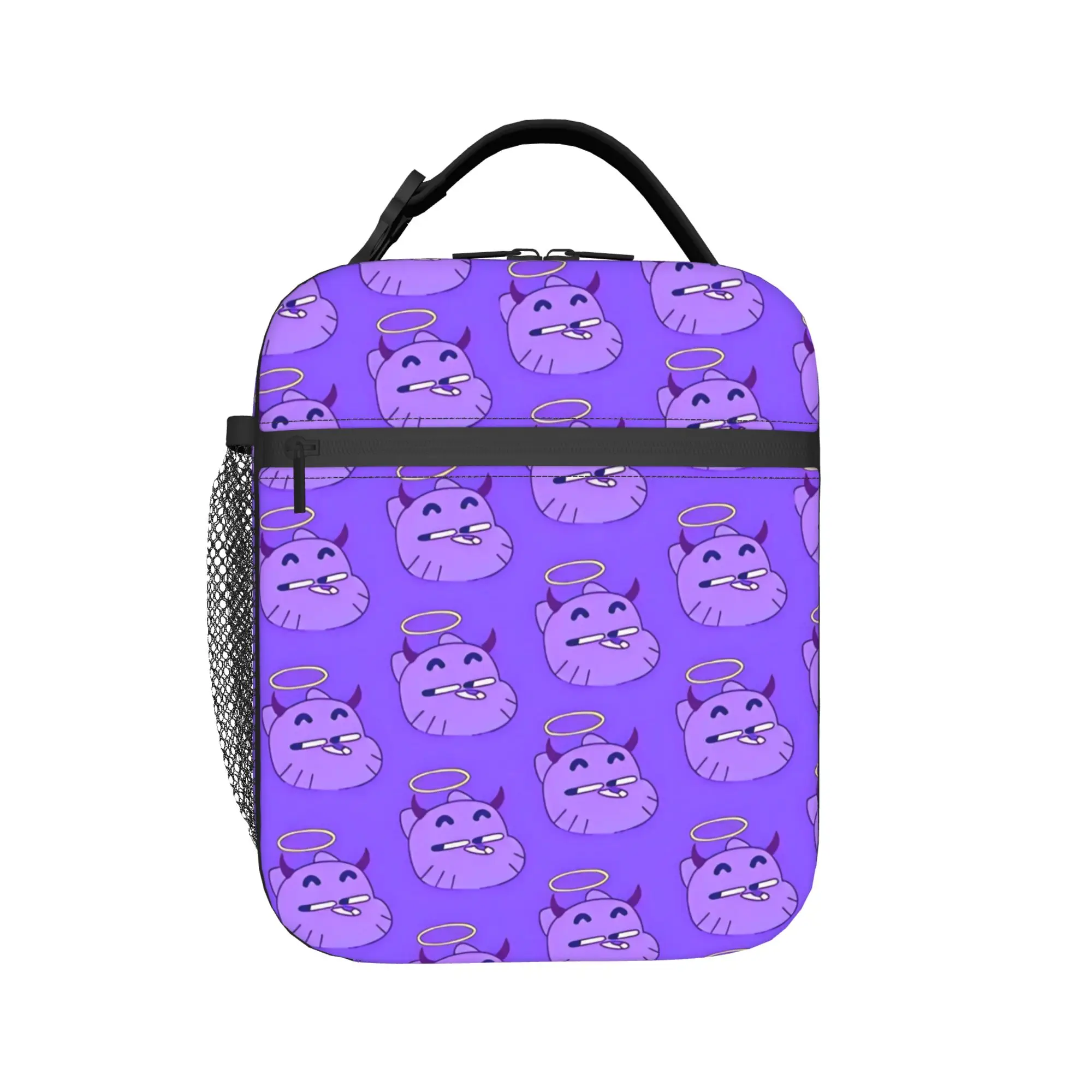 Devil Insulated Lunch Bags Thermal Bag Lunch Container Comedy The Amazing World Of Gumballs  Lunch Box Tote Food Bag