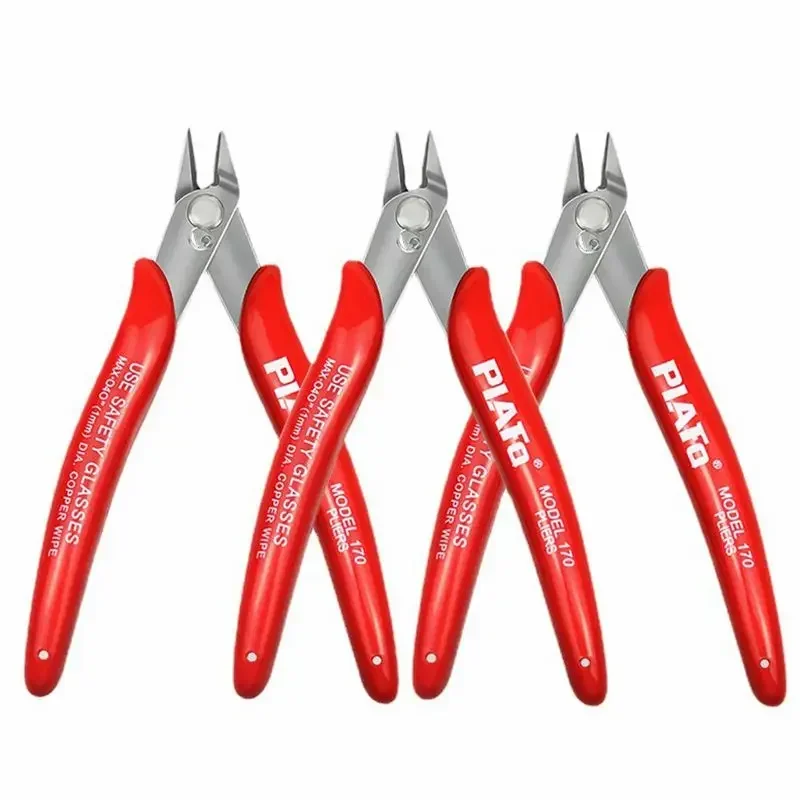 Universal 170 Pliers Multi Functional Electrical Wire Cable Cutters Cutting Side Snips Flush Stainless Steel Nipper Hand Tools