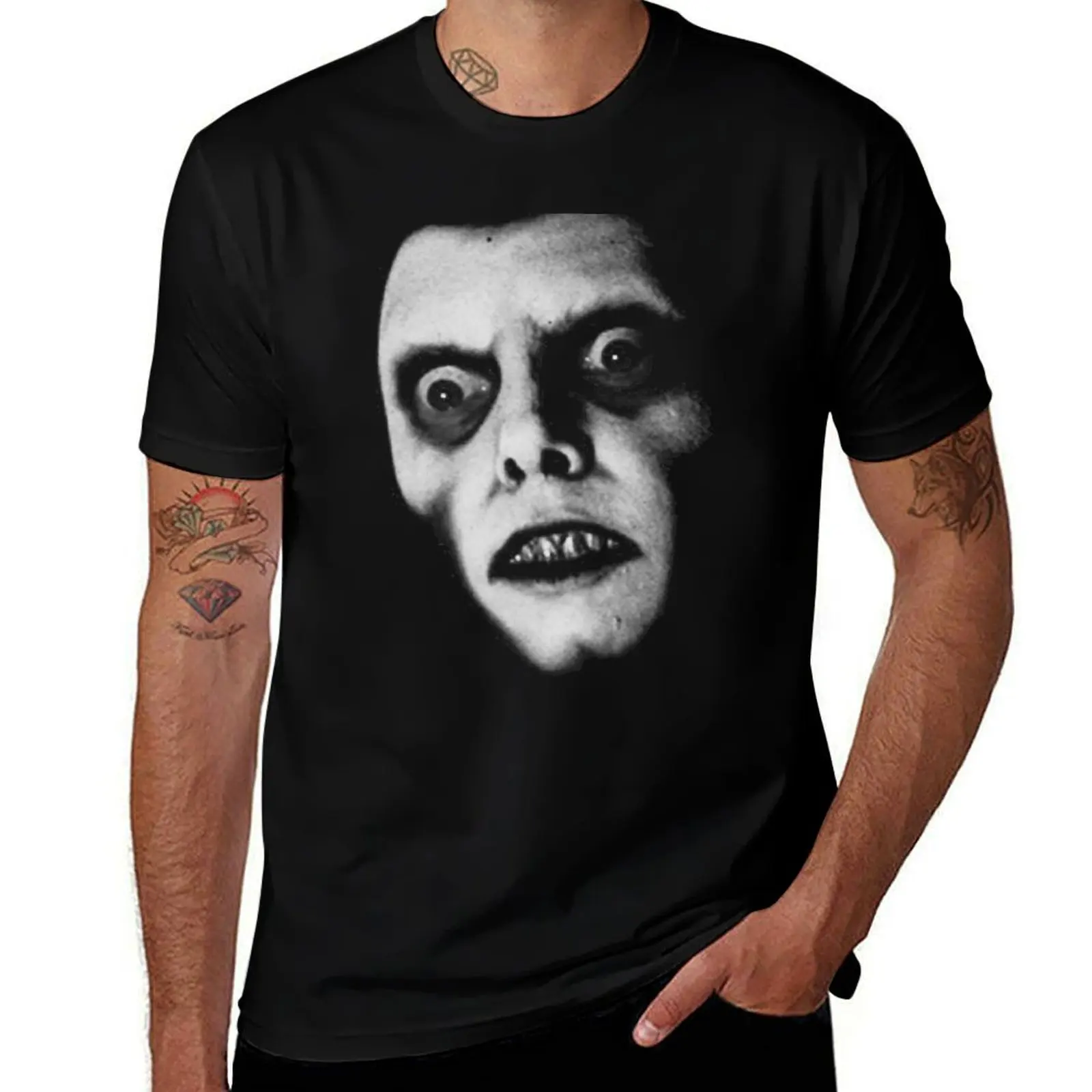

For Mens Womens The Exorcist Captain Howdy Pazuzu Midnight Monster Societ Unisex T-Shirt Trend Art Print T-Shirt
