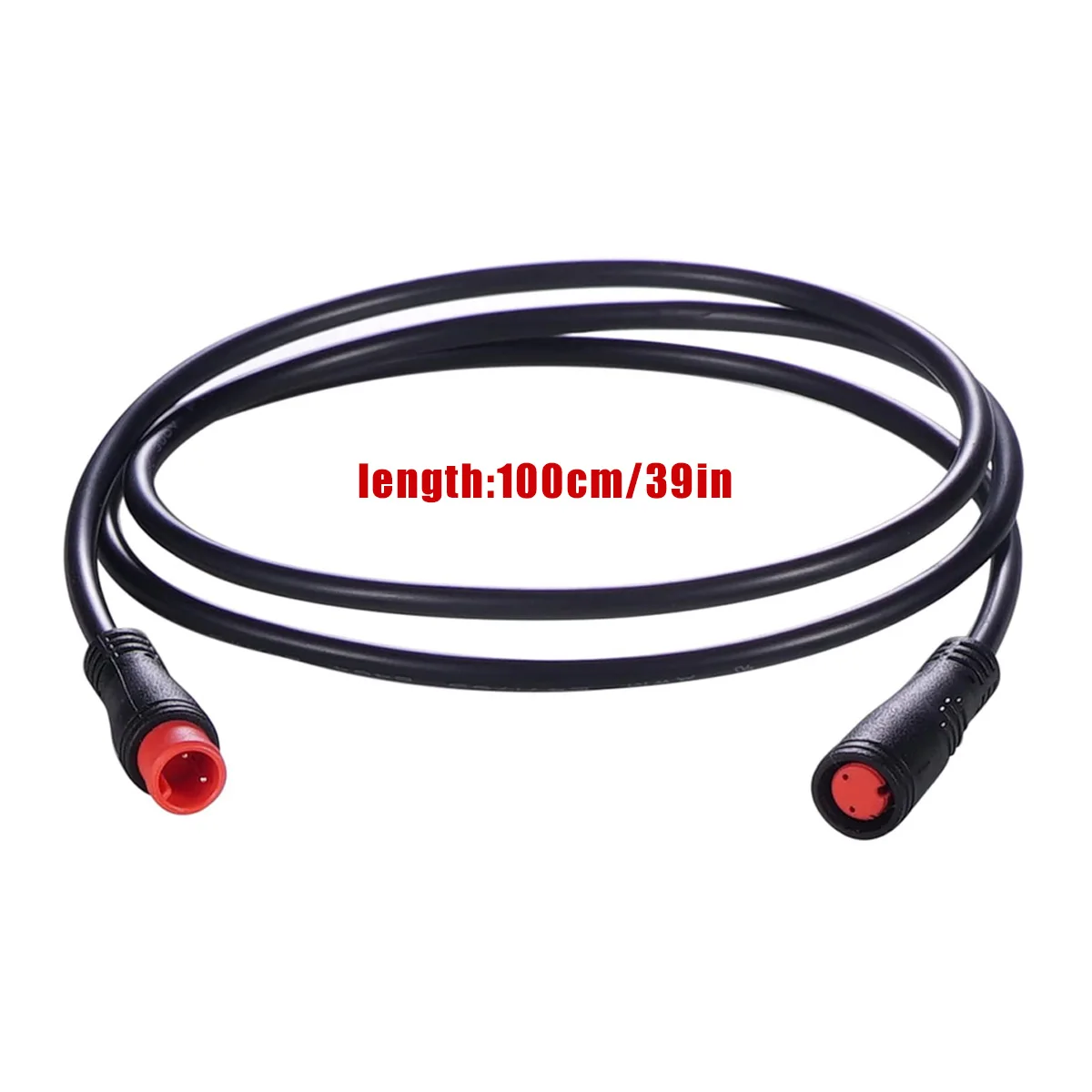 Sensor de cabo de extensão fêmea masculino para motor de bicicleta elétrica, acelerador de polegar, ebike 2 3 4 5 pinos, cabo conector de conversão