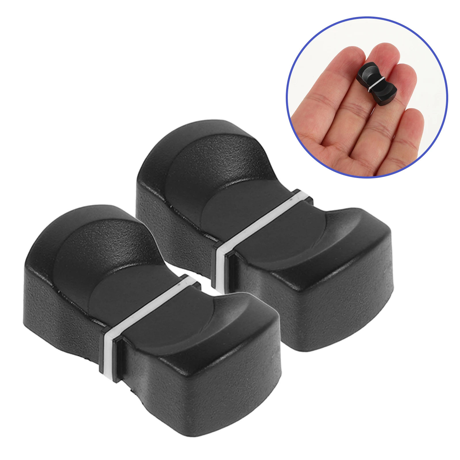 

10pcs Push Keycap Mixer Slider Knobs Caps Replacement Fader Buttons Console Accessories Durable Easy Installation Mixer