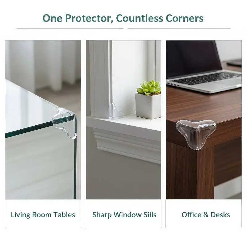 Corner Protector 10Pcs Transparent Anticollision Baby Safety Table Edge Guard for Home Furniture Kids Edge Protection