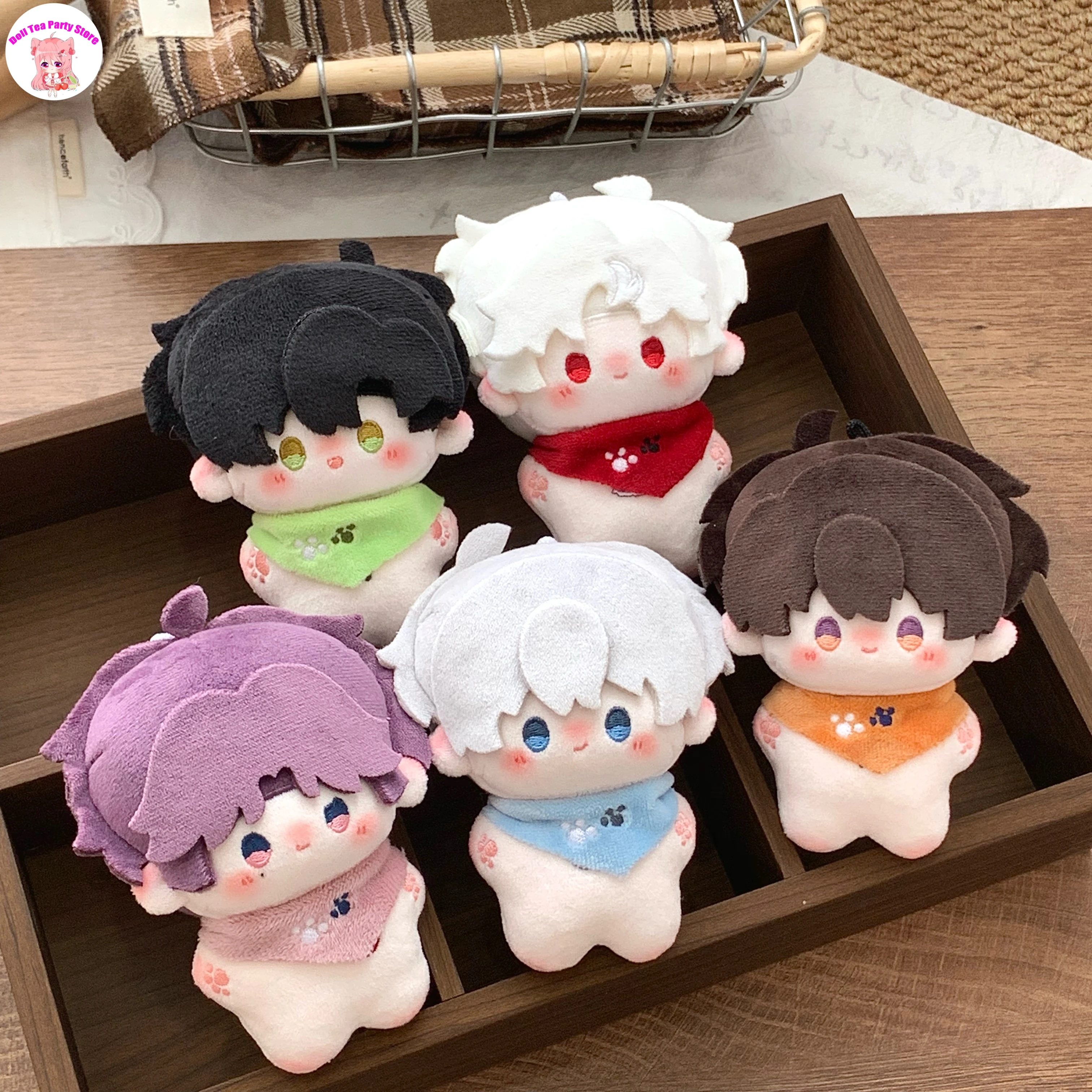 

Game Love and Deepspace Rafayel Xavier Sylus Caleb Zayne Cute Starfish Body Plush Doll Pendant Keychain Toy 10cm Figures Gifts