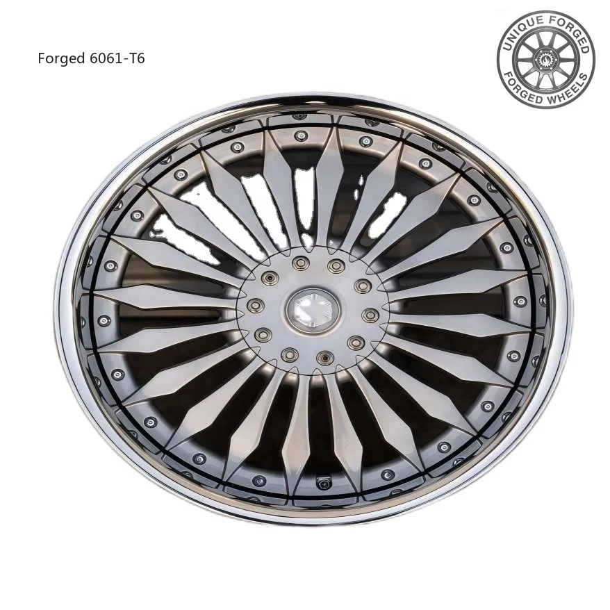 

New 20 21 22 23 24 25 Inch Forged Wheels 9.5J 10.5J Aluminum Alloy Wheels Rims Deep Dish Polished