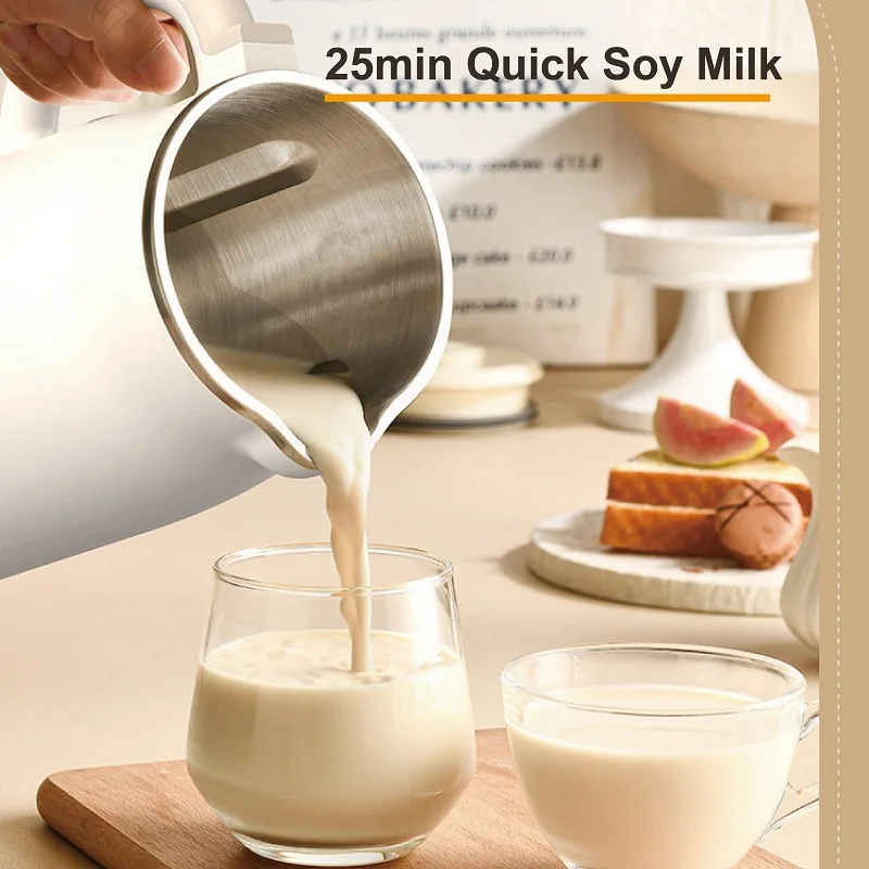 1L Automatic Soy Milk Machine Mini Electric Juicer Blender Multifunction Wall Breaking Machine Home Keep Warm Breakfast Machine