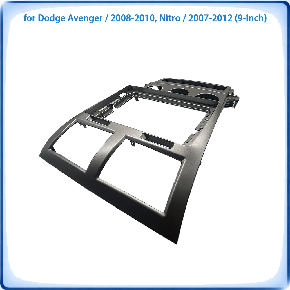 Car Radio Fascia Frame For Dodge Avenger & Nitro 2007-2012 9 inch With Canbus Decoder & Wiring Harness Car Accessories P&P view 3