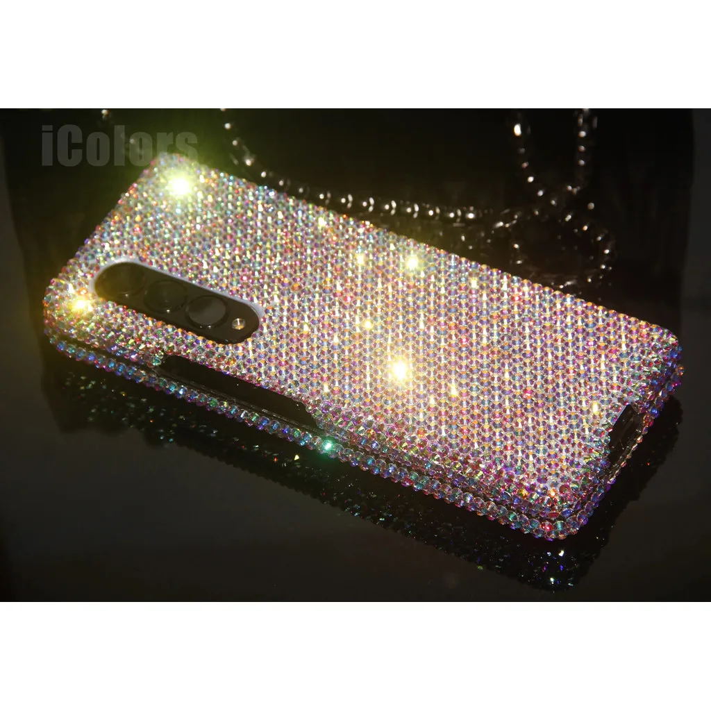 Luxury Fashion Handmade DIY Cute Full Glitter Crystal Bling Diamond Case Cover For Samsung Galaxy Z Fold 7 6 5 4 3 2 zfold6 5G