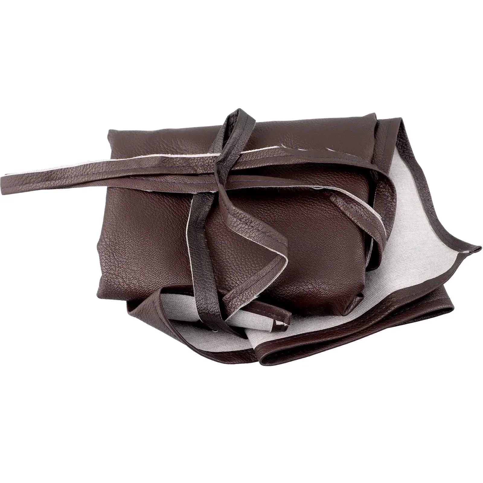 Polyurethane Leather Welding Apron Equipments Welder Welding Thermal Insulation Protection Wear Aprons 100x65cm Random Color