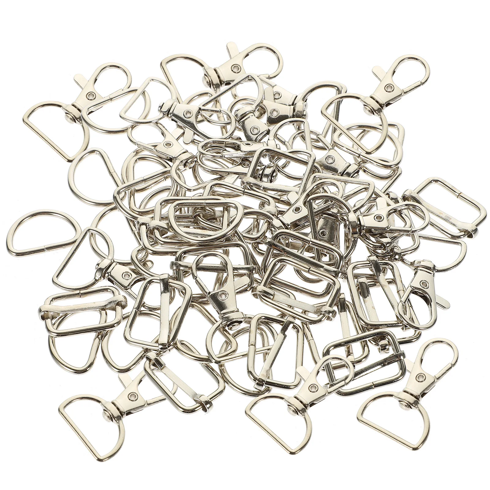 

1Set Metal Buckle Ring with D Ring Zinc Alloy for Craft Belt Bag Handbag Replacement Purse Hardware Accessories