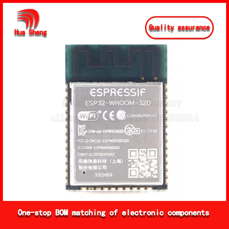 Original Genuine Esp32-Wroom-32D Dual-Core Wifi&Bluetooth Mcu Module Iot Wireless Module