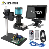 YIZHAN 48MP 4K Digital Microscope For Electronics 7-in HD Display Optional USB HDMI Microscope Camera For Soldering Phone Repair