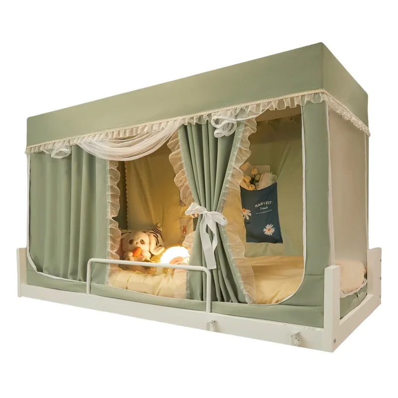 

FOR Strong shading, universal mosquito net up and down in student dormitory, integrated bed curtain