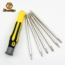 Krachtige 7Pcs 12 in 1 Screwdriver Set Precision Magnetic Screw Driver Bits Mini Tool for Smart Home PC Phone Repair