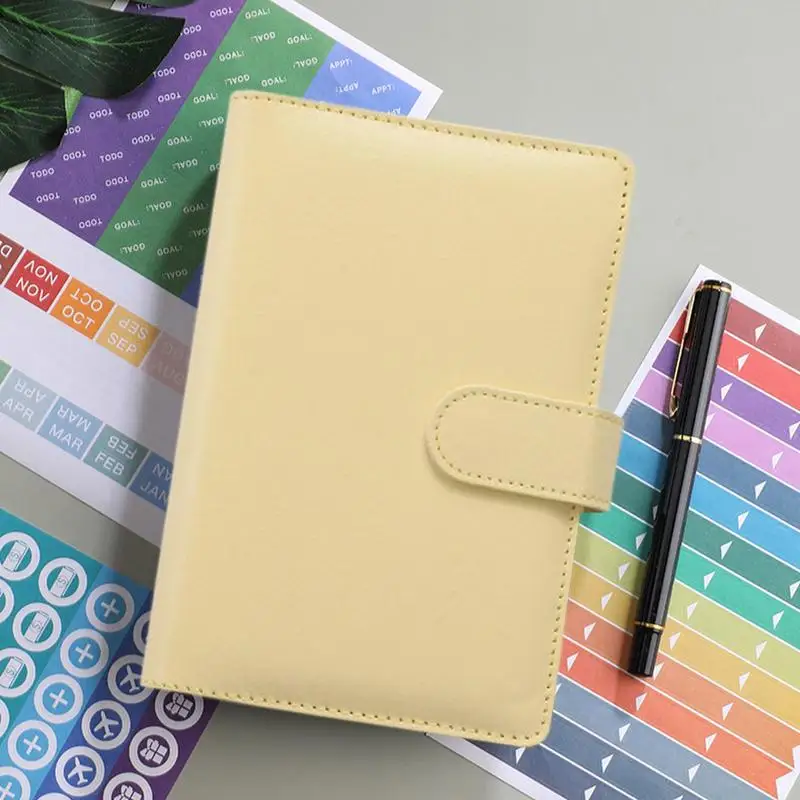 Folhas soltas Personal Planner Binder, A6 Money Binder, 12 Envelopes De Dinheiro, Planejador, Presente de Natal, A6